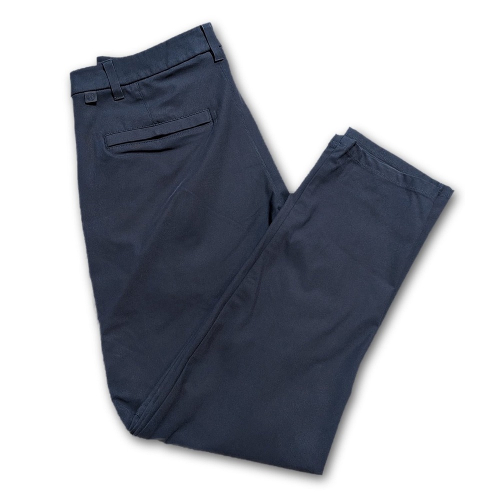 Lululemon Mens Pants Navy 32x30 Performance Fabric Athletic Size 32 Flat Front